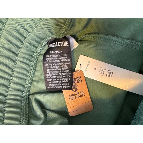 Pink Active Size Medium High Waist Skinny Jogger Pocket Victoria Secret NWT - Picture 10 of 15